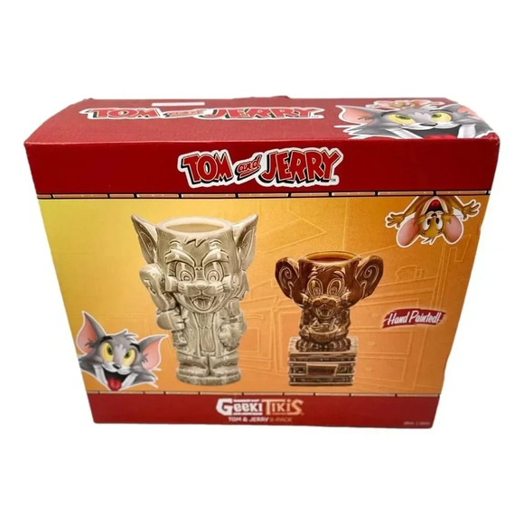 Geeki Tiki Tom and Jerry Tiki Mug Hula Time Set of 2 Box Set New - Picture 7 of 13